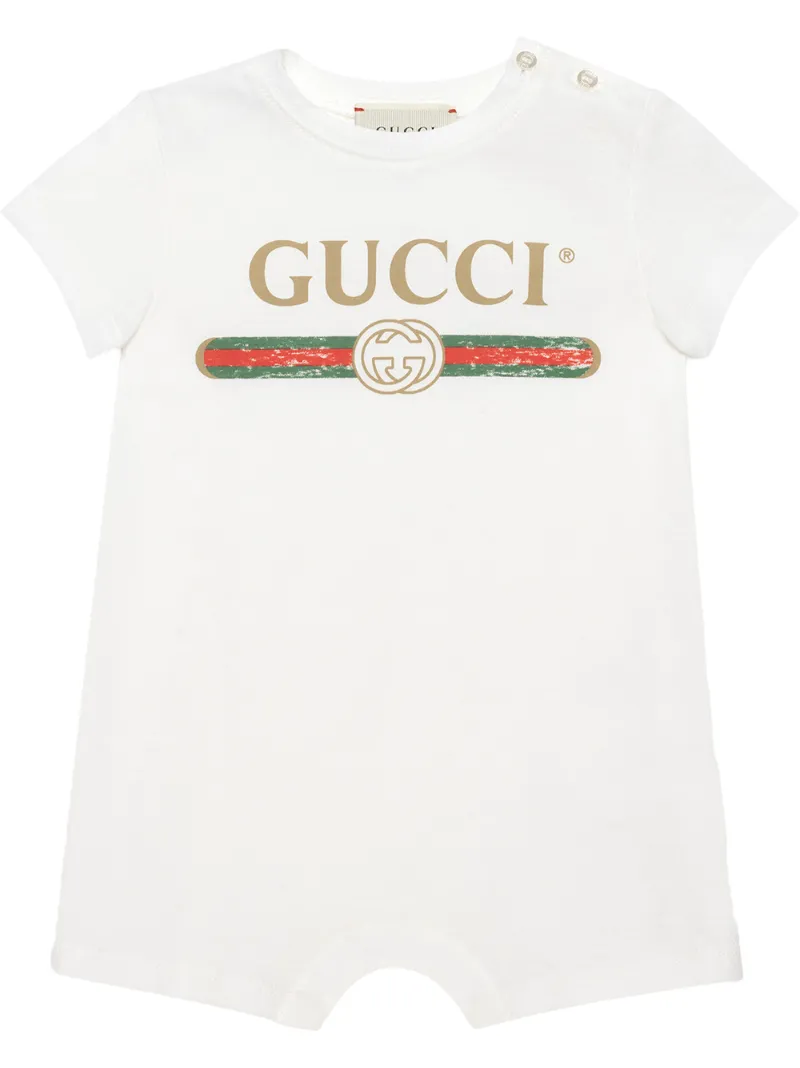 Gucci Kids пижама с логотипом Gucci